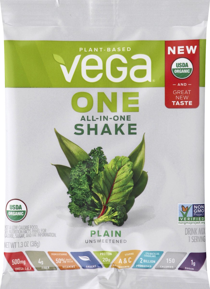 slide 4 of 8, Vega All-in-One Shake 1.3 oz, 1.3 oz