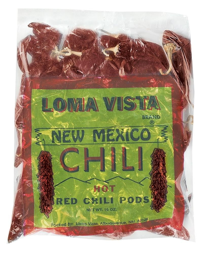 slide 1 of 1, Loma Vista Hot Red Chili Pods, 14 oz