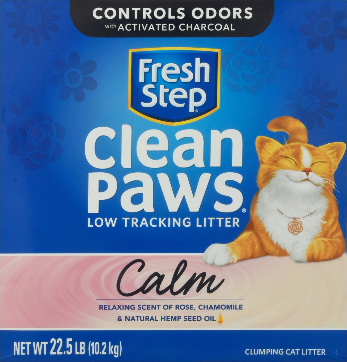 slide 1 of 57, Fresh Step Clean Paws Calm Clumping Cat Litter 22.5 lb Box, 22.5 lb