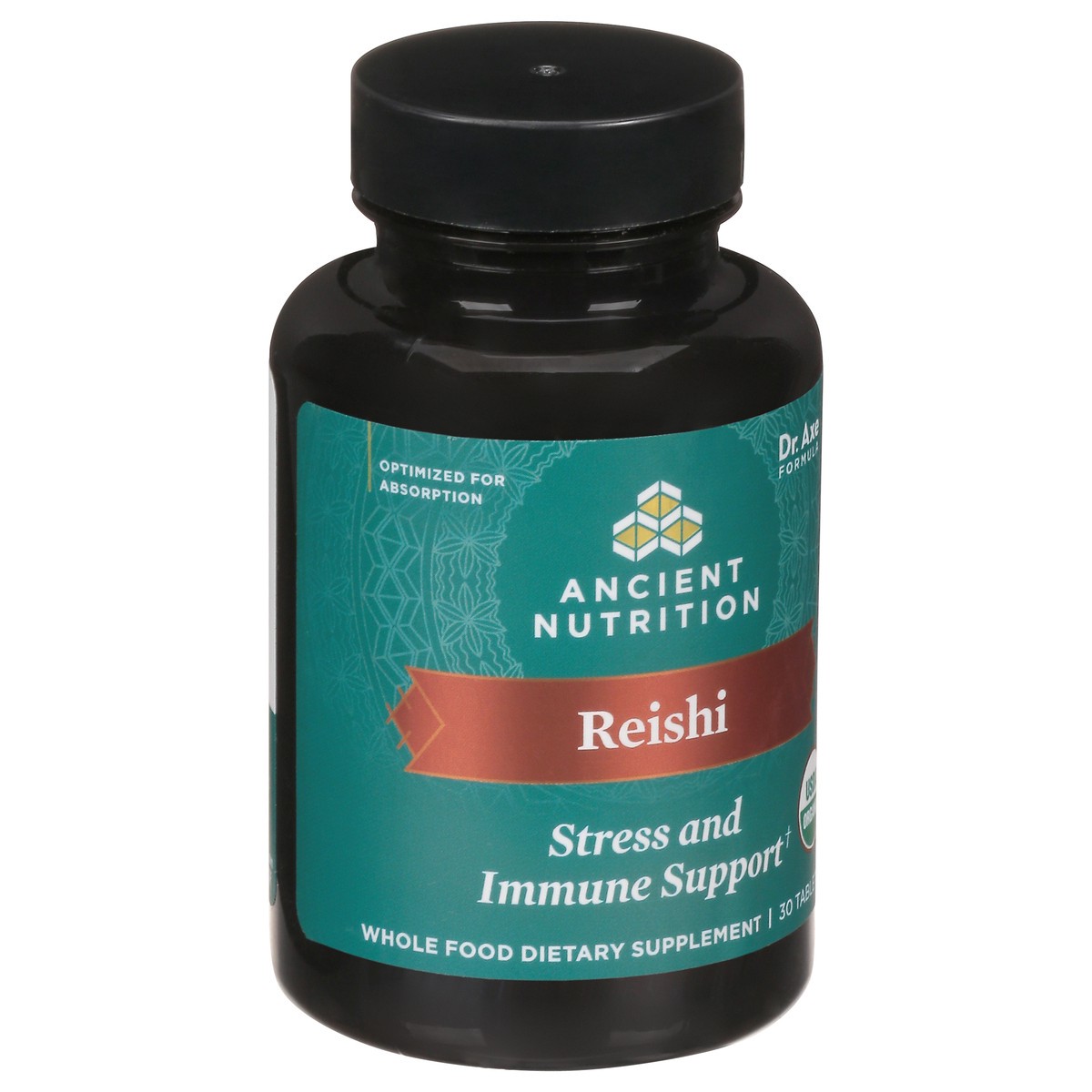 slide 5 of 9, Ancient Nutrition Reishi 30 Tablets, 30 ct