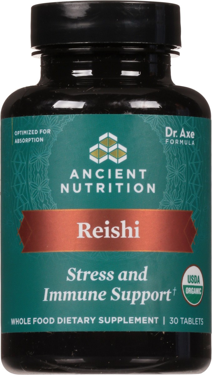slide 7 of 9, Ancient Nutrition Reishi 30 Tablets, 30 ct