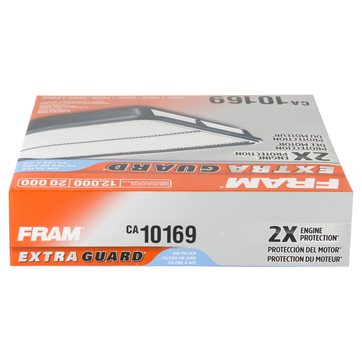 slide 5 of 6, Fram Extra Guard Air Filter CA10169, 1 ct