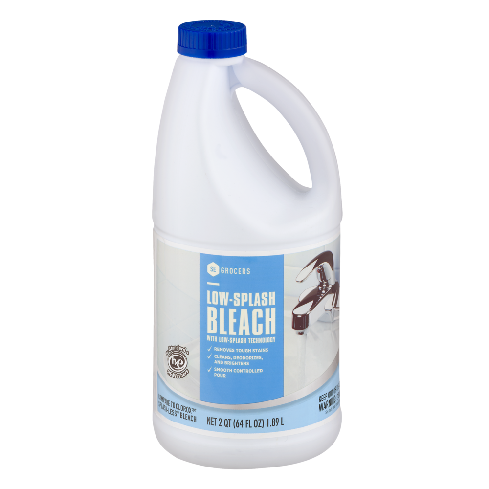 slide 1 of 1, SE Grocers Bleach Low-Splash, 64 oz