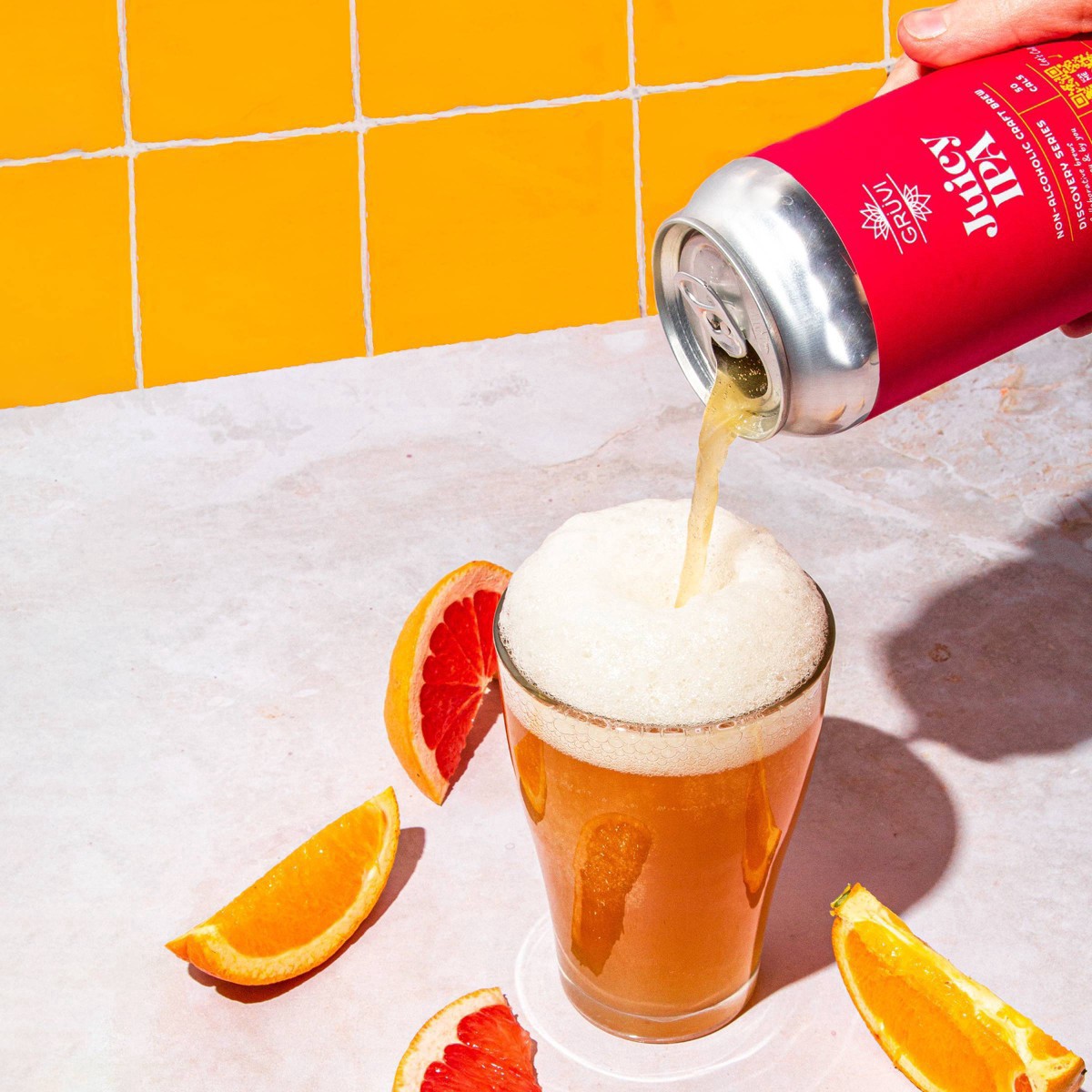 slide 3 of 4, Gruvi Juicy IPA Pineapple Beer 6 - 12 fl oz Cans, 1 ct