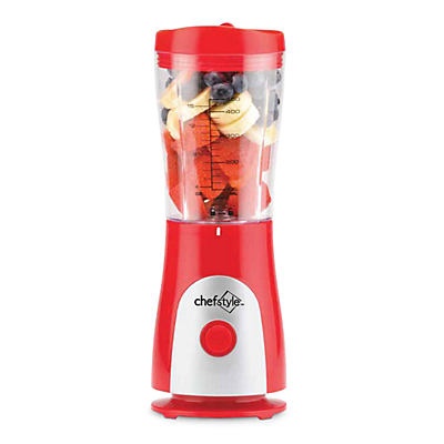 slide 1 of 1, chefstyle 15oz Personal Blender, Red, 1 ct
