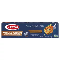 Barilla Whole Grain Thin Spaghetti Pasta
