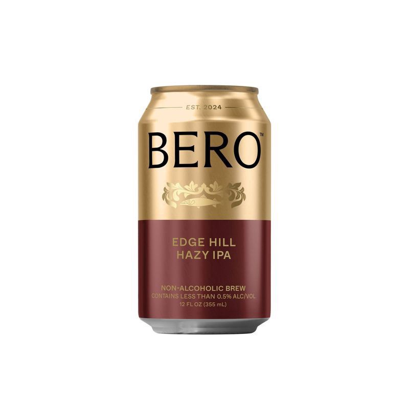 slide 2 of 4, Bero Non-Alcoholic Edge Hill Hazy IPA Beer 6 - 12 oz Cans, 6 ct
