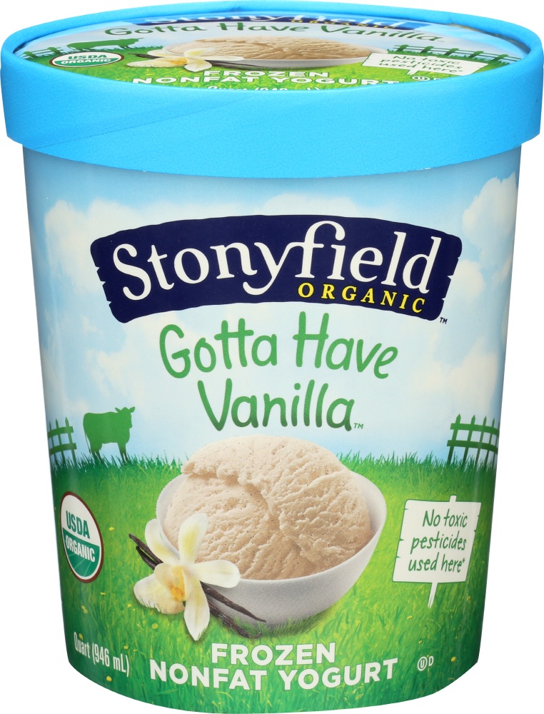 slide 1 of 1, Stonyfield Frozen Yogurt-Van Gotta Have Og, 1 ct