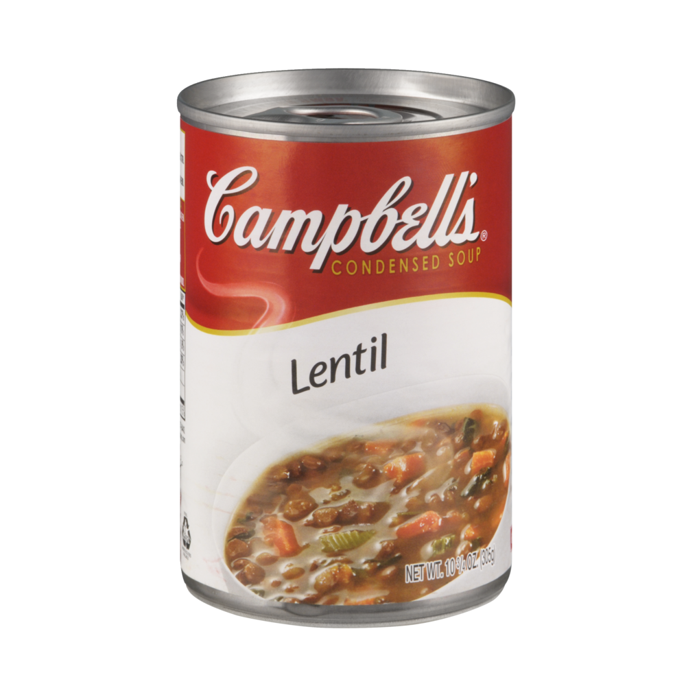slide 1 of 3, Campbell's Condensed Lentil Soup, 10.75 oz