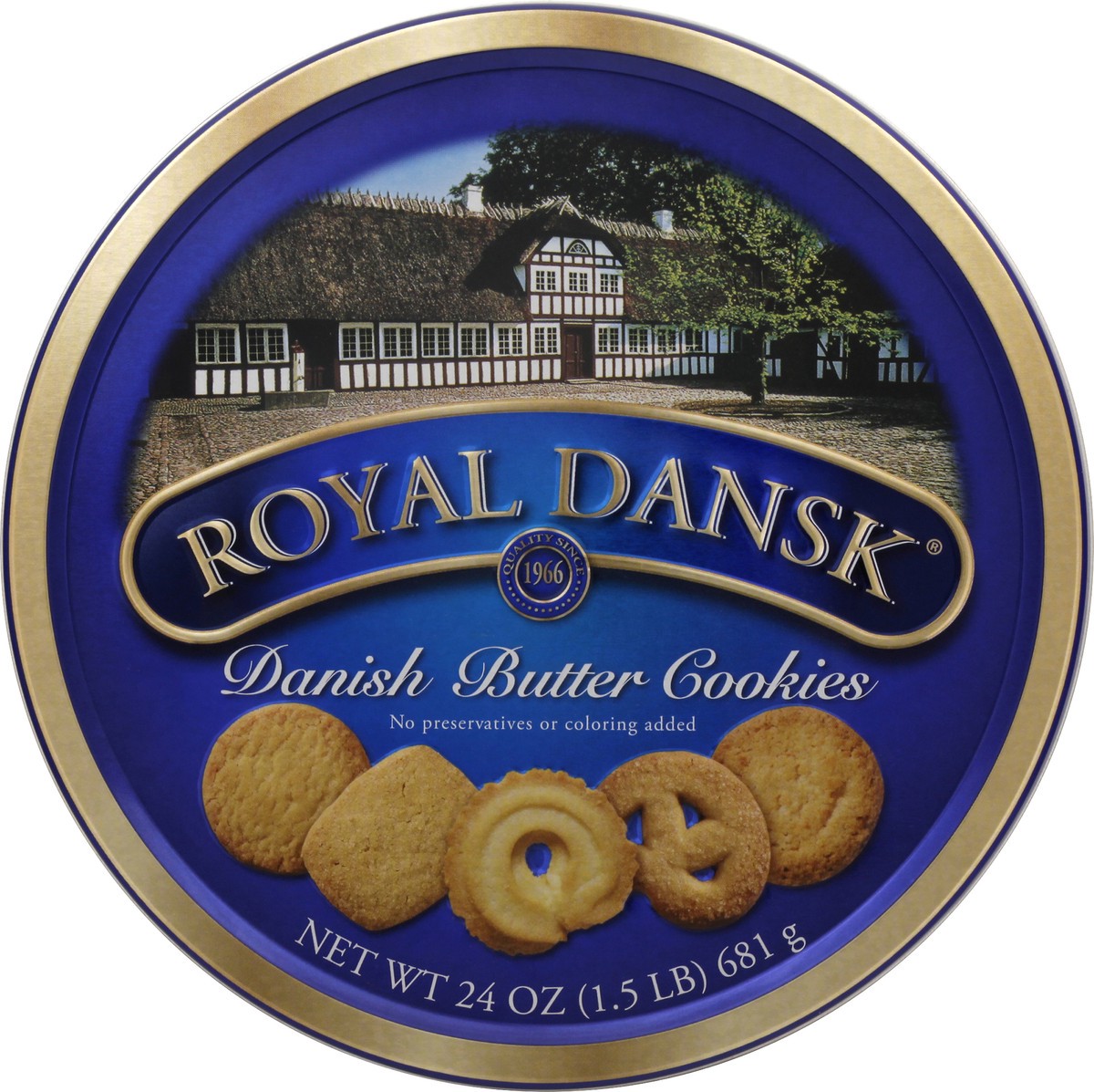 slide 3 of 9, Royal Dansk Danish Butter Cookies 24 oz, 24 oz