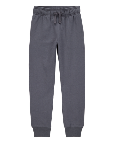 slide 1 of 3, Carter's Kid Pull-On Drawstring Joggers - Dark Grey Grey 5, 1 ct
