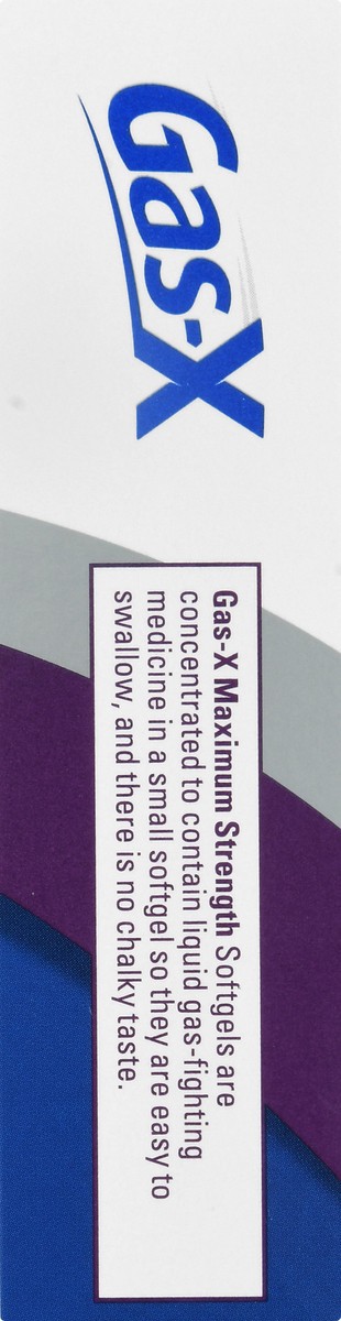 slide 9 of 12, Gas-X 250 mg Maximum Strength Softgels Antigas 30 ea, 30 ct