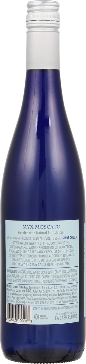 slide 11 of 11, MYX Fusions Myx Original White Wine, 750 ml