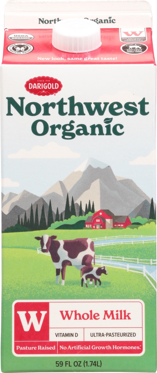 slide 9 of 9, Darigold Northwest Organic Whole Milk 59 fl oz, 59 fl oz