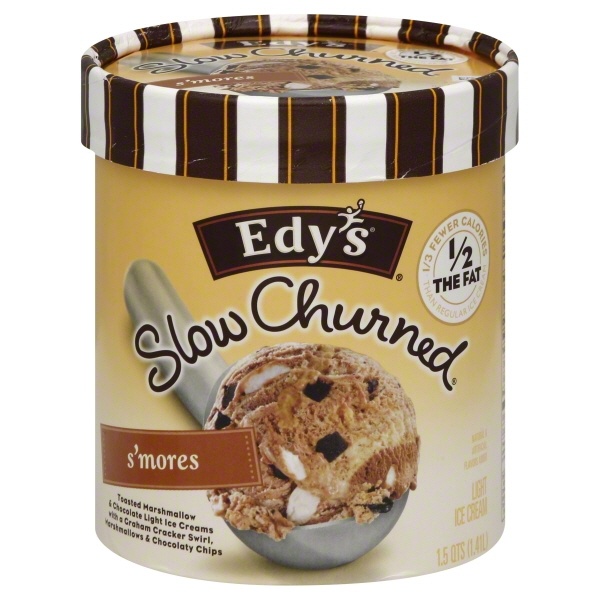 slide 1 of 1, Dreyer's/Edy's S'mores Slow Churned Ice Cream, 1.5 qt