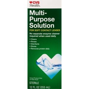 slide 1 of 1, CVS Health No Rub Multi-Purpose Contact Solution, 12 Oz, 12 fl oz; 355 ml