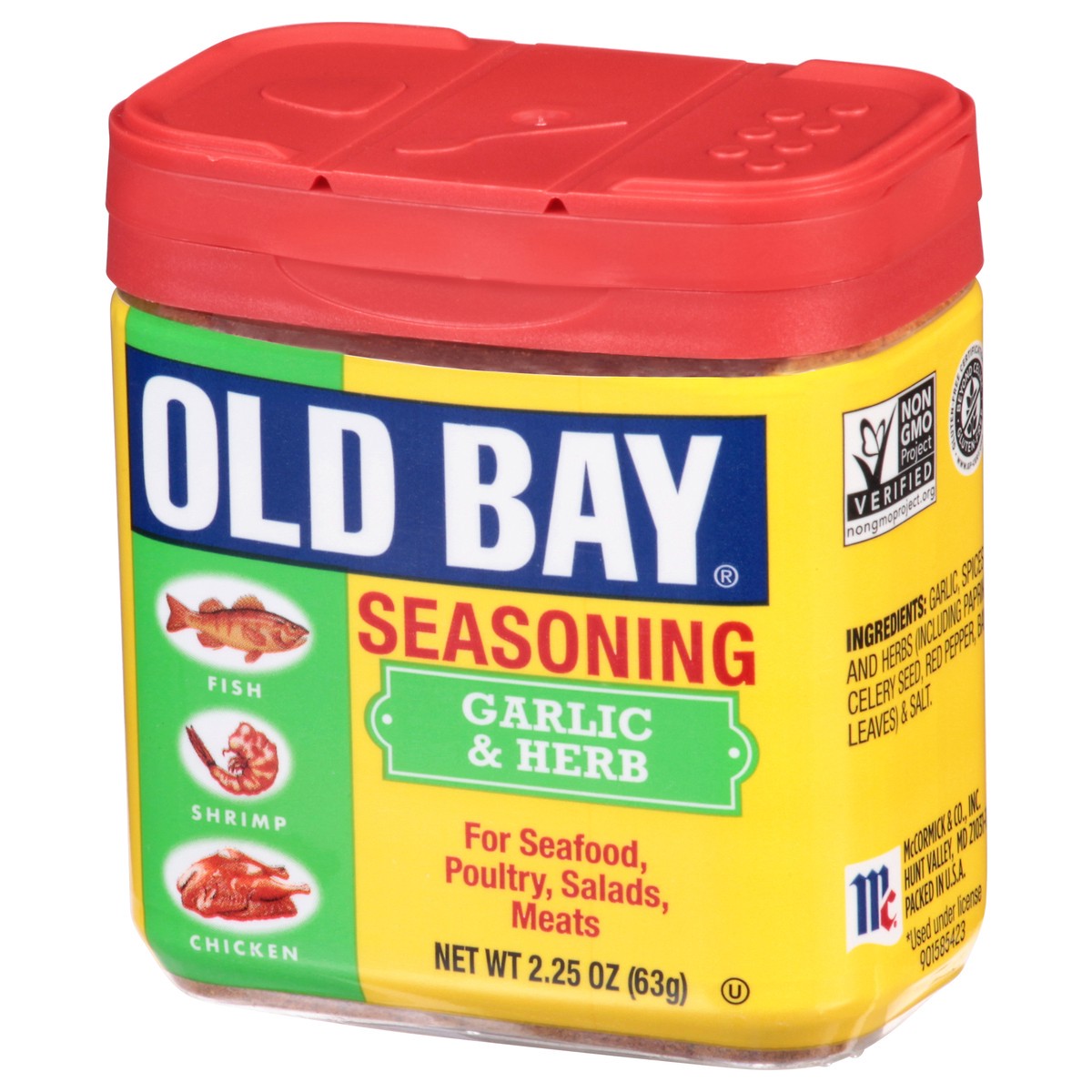 slide 6 of 9, Old Bay Garlic & Herb Seasoning, 2.25 oz, 2.25 oz