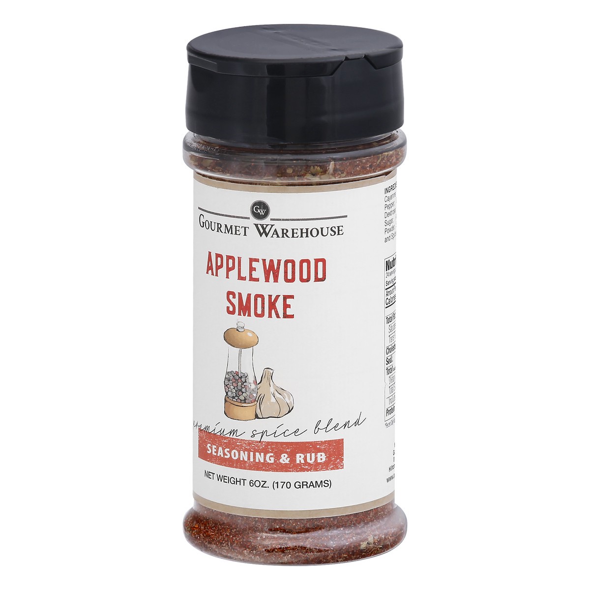 slide 3 of 9, Gourmet Warehouse Applewood Smoke Seasoning & Rub 6 oz, 6 oz