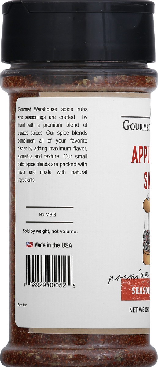 slide 2 of 9, Gourmet Warehouse Applewood Smoke Seasoning & Rub 6 oz, 6 oz