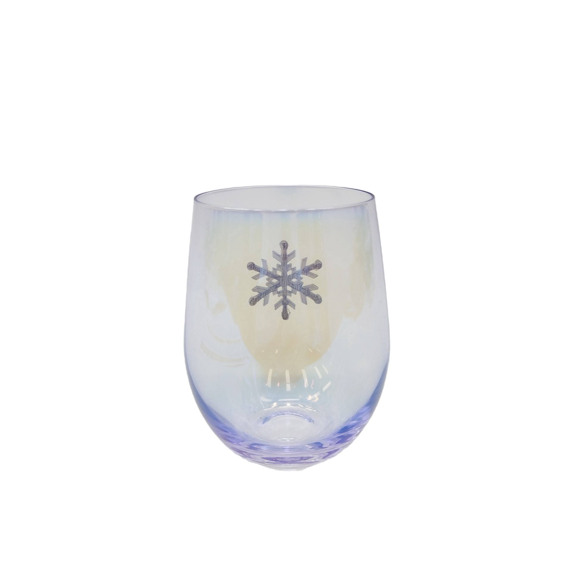 slide 3 of 3, 17.5oz. Snowflake Glass Drinkware By Ashland, 17.5 oz