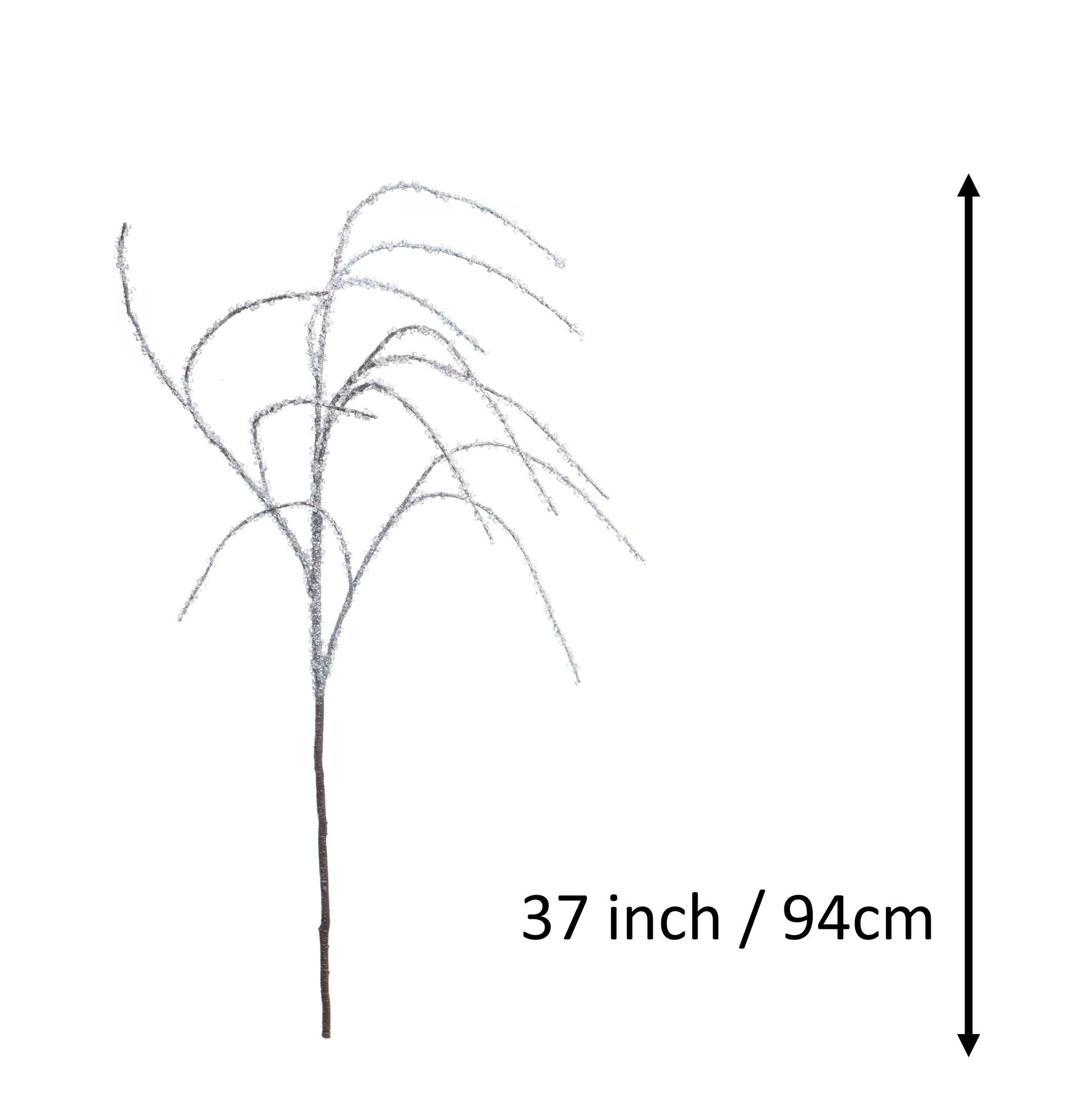 slide 2 of 3, 37" Iridescent Icy Branch By Ashland, 7 in x 1 in x 37 in
