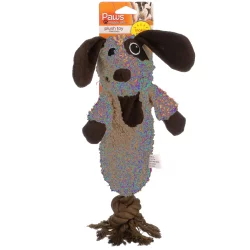 Paws Happy Life Plush Lambswool With Rope Dog Toy