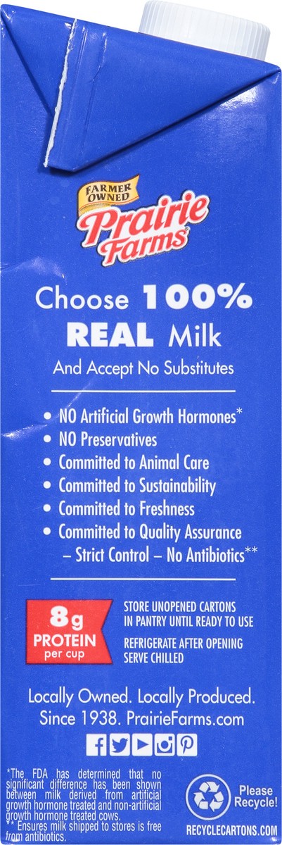 slide 3 of 9, Prairie Farms 2% Reduced Fat 2% Milkfat Milk 1 qt, 1 qt