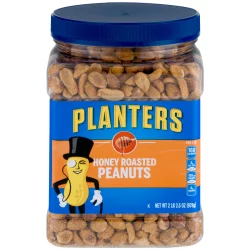 Planters Honey Roasted Peanuts,Jar