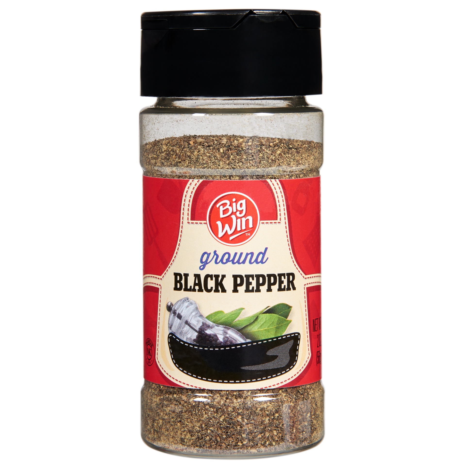 slide 1 of 2, Big Win Ground Black Pepper, 2 oz