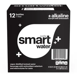 smartwater Glaceau Smartwater Alkaline With Antioxidant Cans, 12 fl oz, 8 Pack