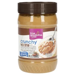 True Goodness No Stir Crunchy Peanut Butter Spread