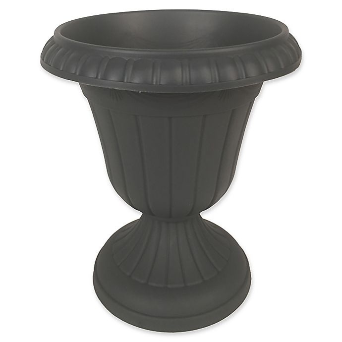 slide 1 of 2, Arcadia Garden Products Traditional Plastic Urn - Grey, 1 ct