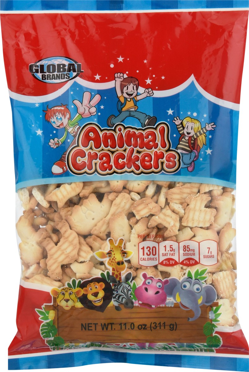 slide 5 of 14, Global Brands Global Animal Crackers, 11 oz