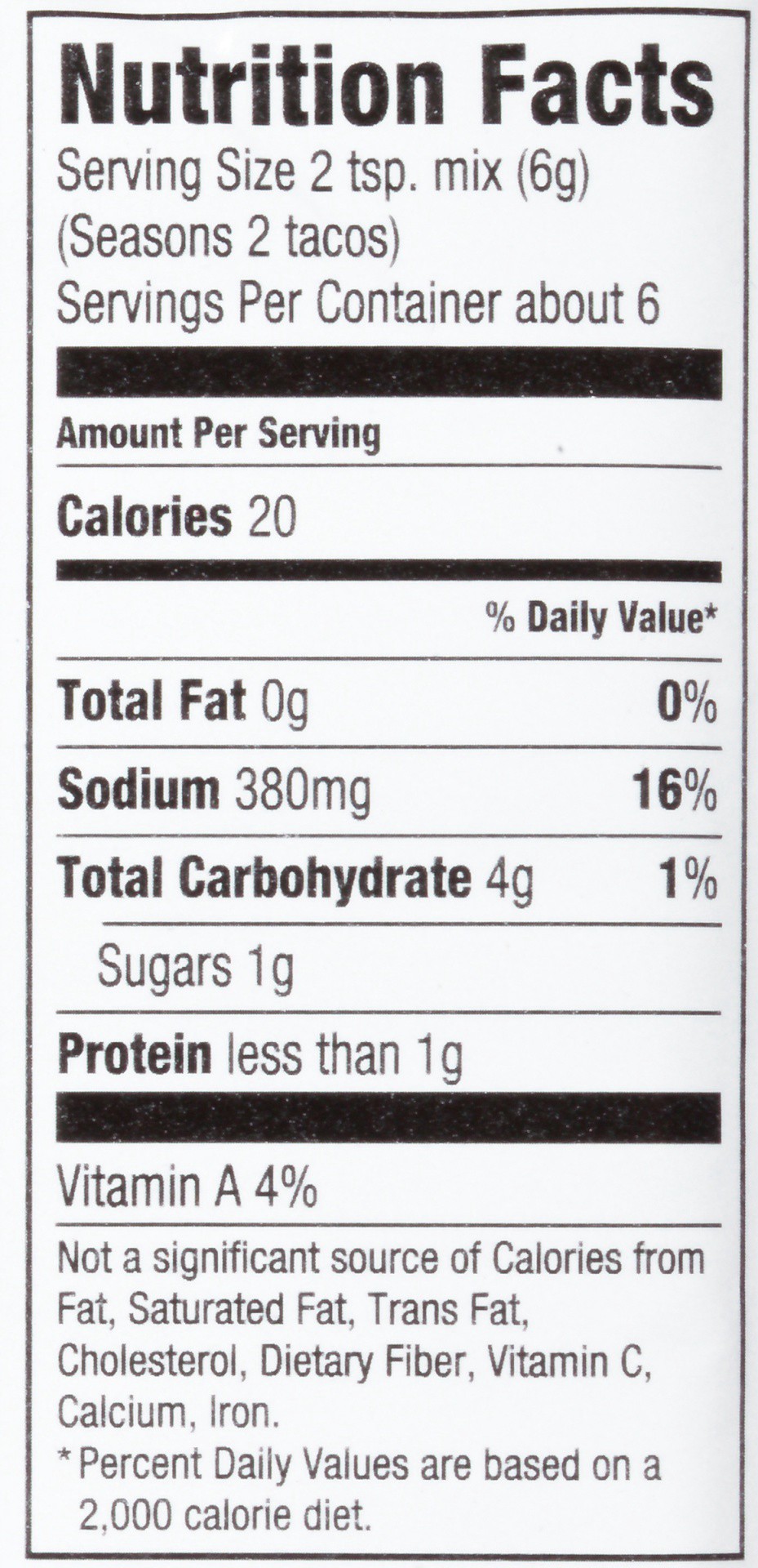 slide 5 of 6, McCormick Original Taco Seasoning Mix - 1 Oz, 1 oz