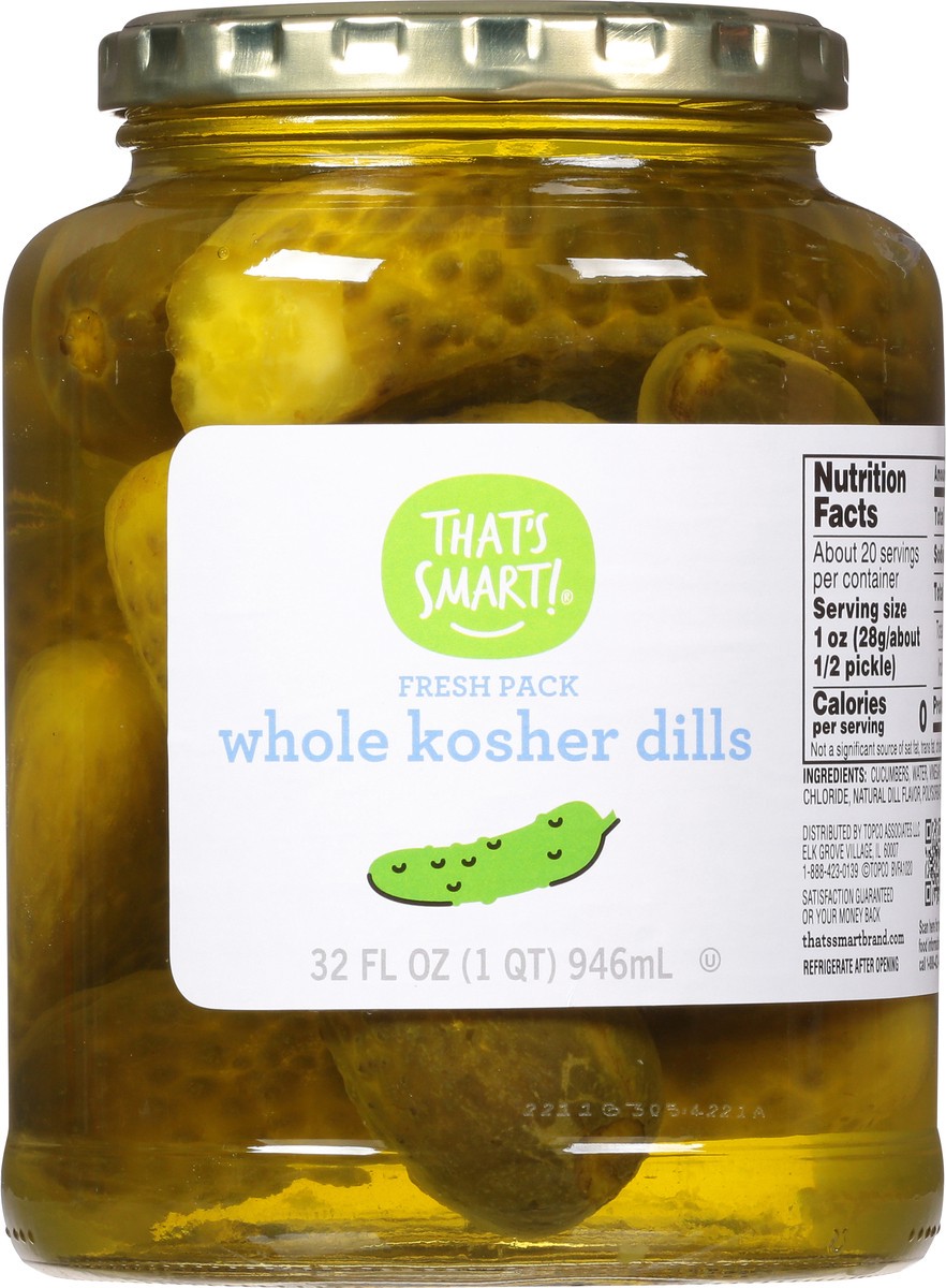 slide 1 of 9, That's Smart! Whole Dill Spears Pickles 32 fl oz, 32 fl oz