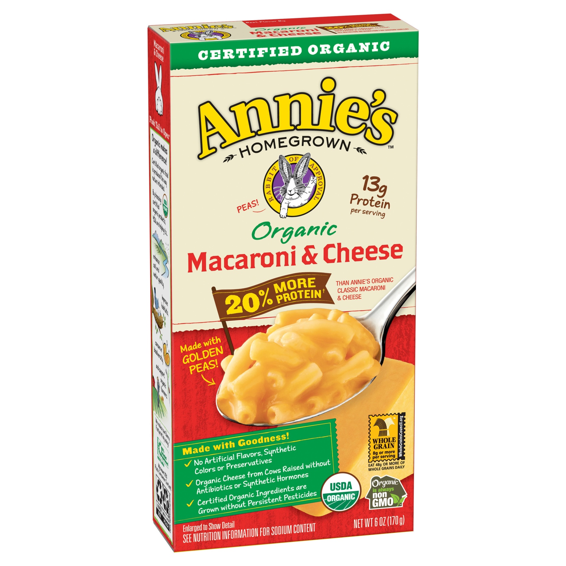 slide 1 of 1, Annie's Organic Macaroni and Cheese, 6 oz