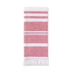 Kitchenaid Yarn Dye Fringe Single Kitchen Towel - Passion Red
