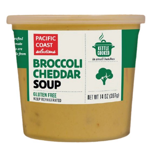 slide 1 of 1, Pacific Coast Selections, Broccoli Cheddar Soup, 14 Oz, 1 ct