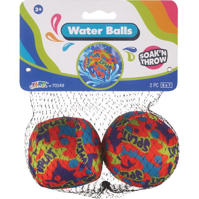 slide 1 of 1, Ja-Ru Soak 'N Throw Waterbomb Balls, 2 Ct, 1 ct