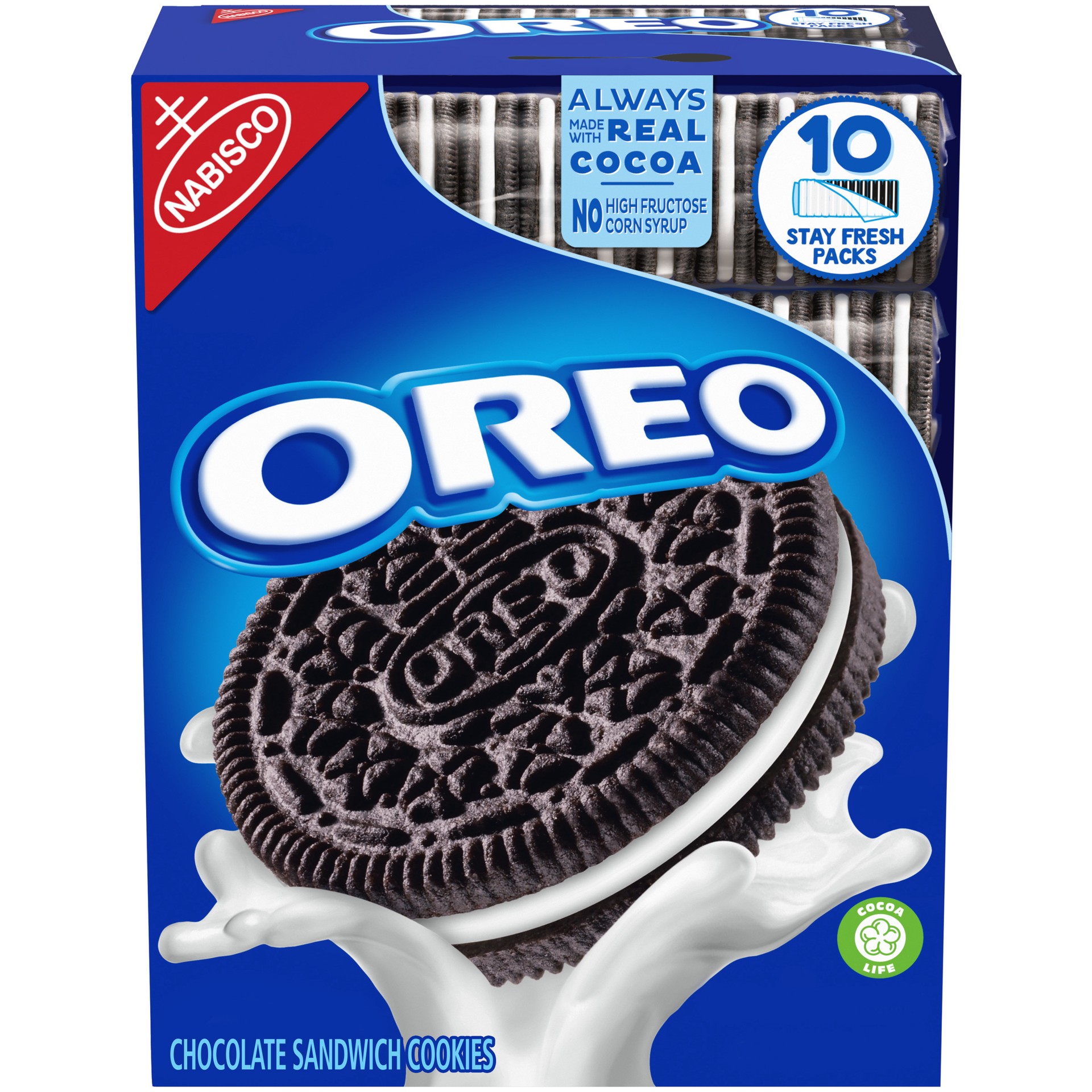 slide 1 of 11, OREO Chocolate Sandwich Cookies, 52.5 oz (10 Sleeves), 52.5 oz