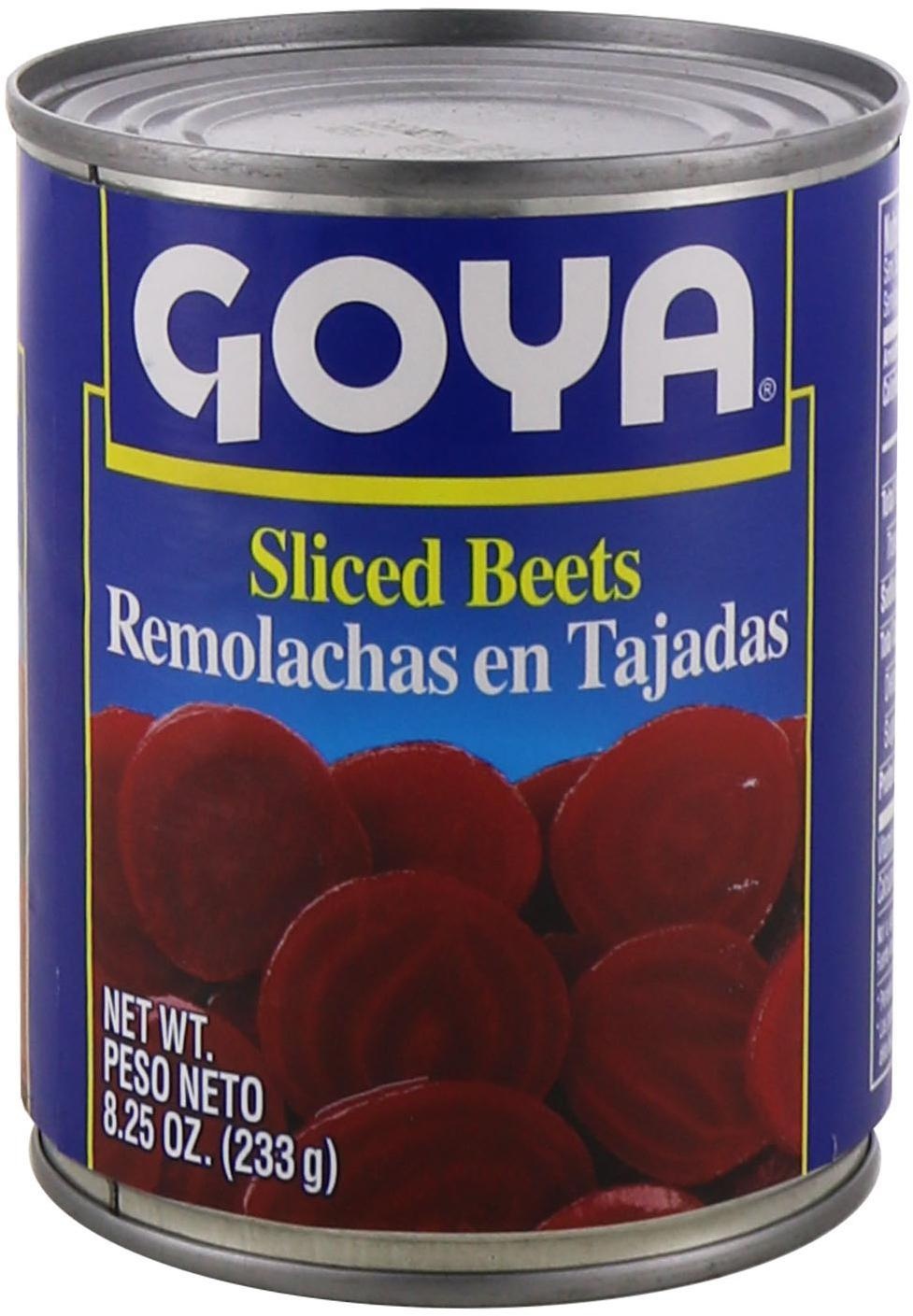 slide 1 of 1, Goya Sliced Beets, 8.2 oz