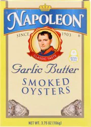 Napoleon Smoked Oysters In Garlic Butter