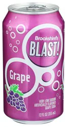 Brookshire's Blast Soda Grape - 12 oz