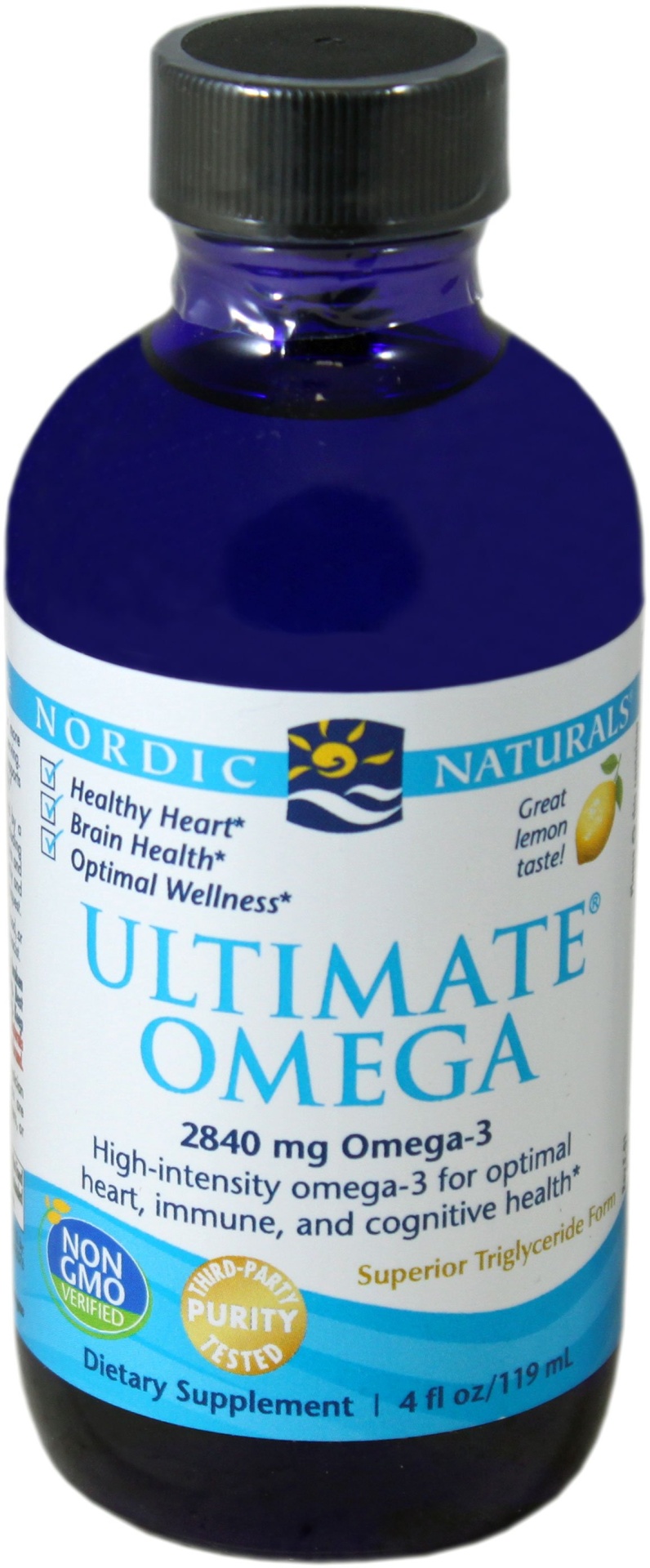 slide 1 of 1, Nordic Naturals Ultimate Omega Liquid - Lemon, 4 fl oz