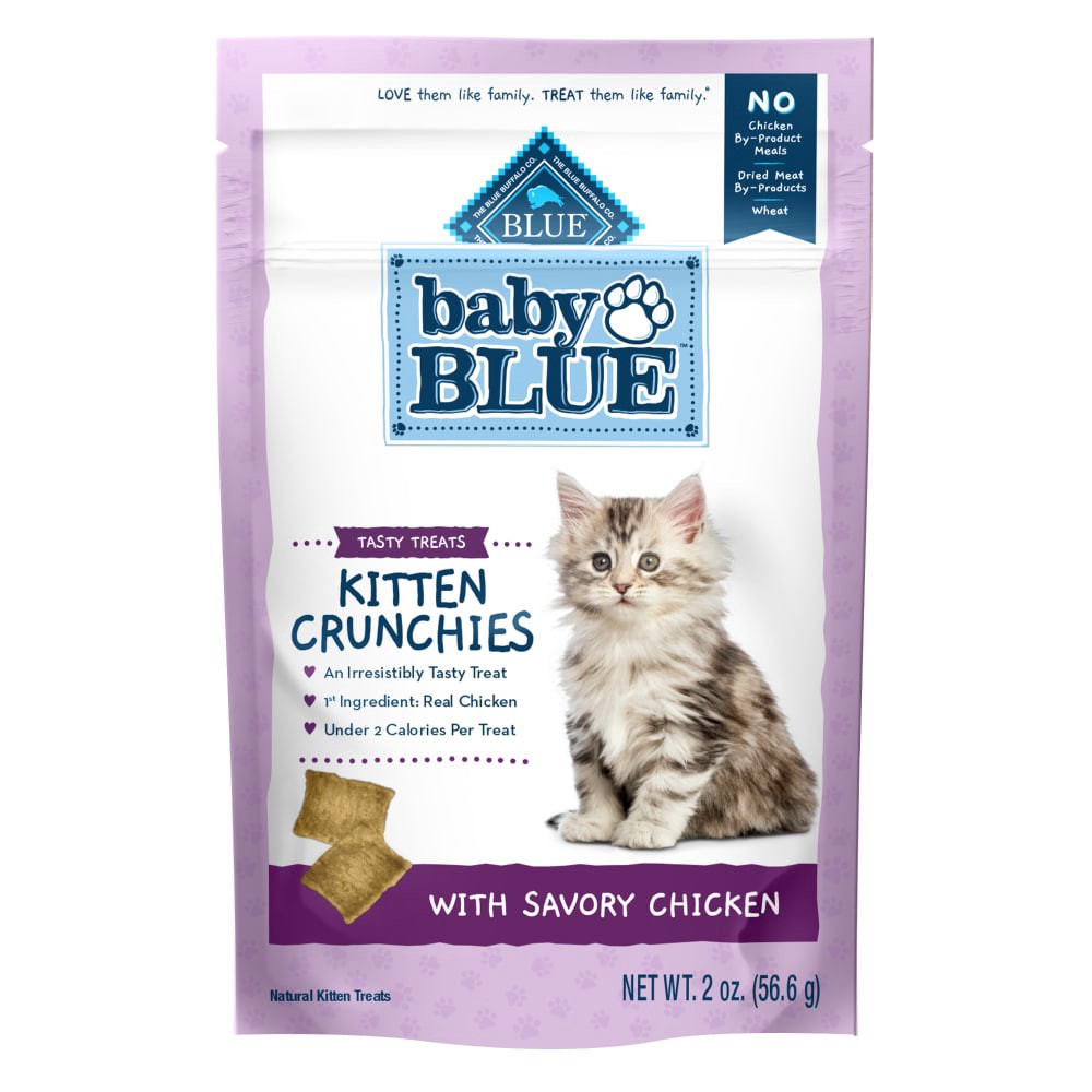 slide 1 of 2, Blue Buffalo Baby BLUE Kitten Crunchy Treat, Chicken, 2 oz
