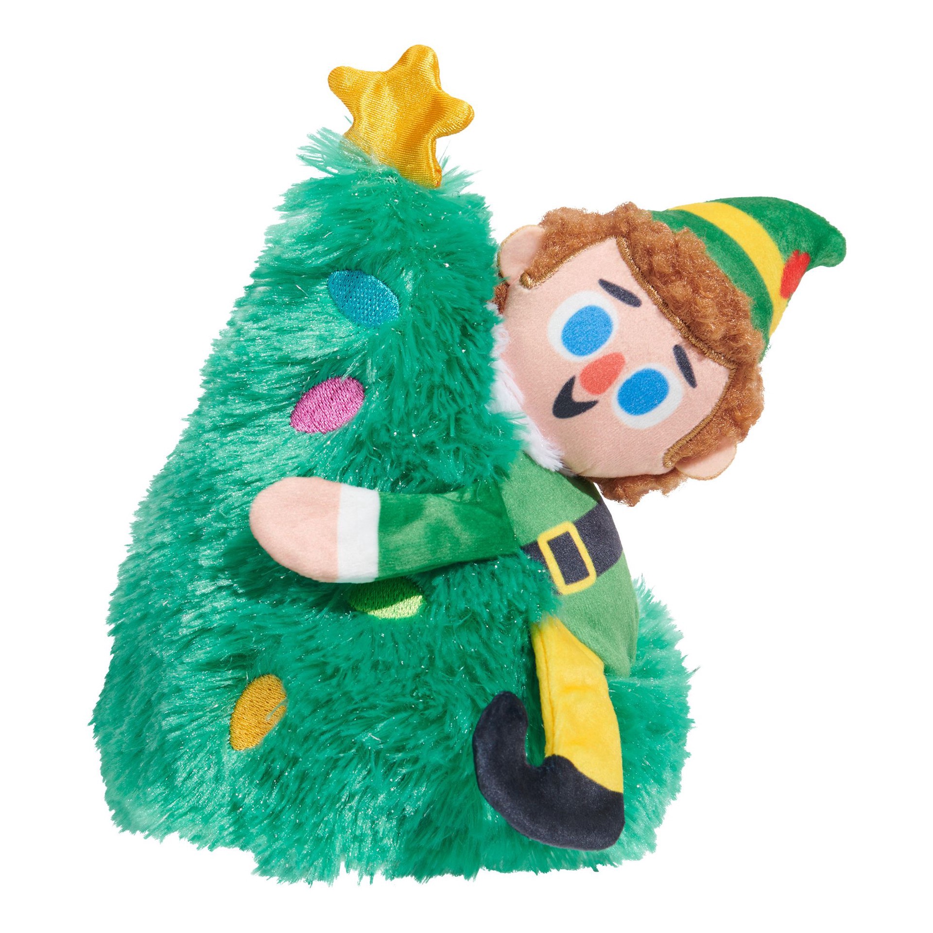 slide 1 of 1, Bark Box BARK Holiday Tree Topper Buddy the Elf Christmas Tree Plush Dog Toy, 1 ct