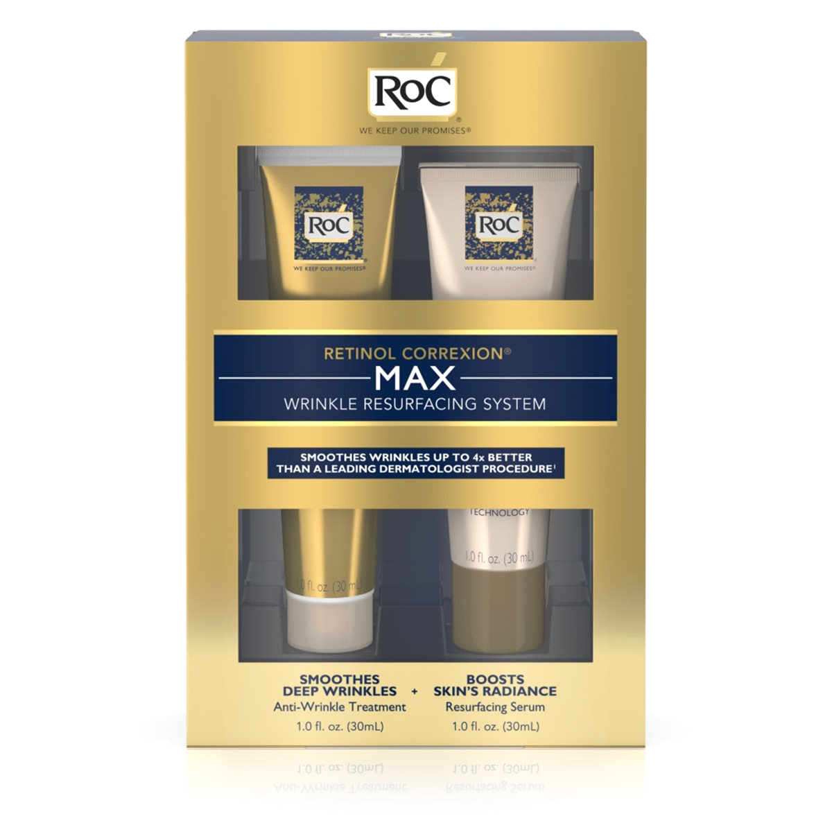 slide 1 of 5, RoC Retinol Correxion Max Wrinkle Resurfacing System, 2 oz