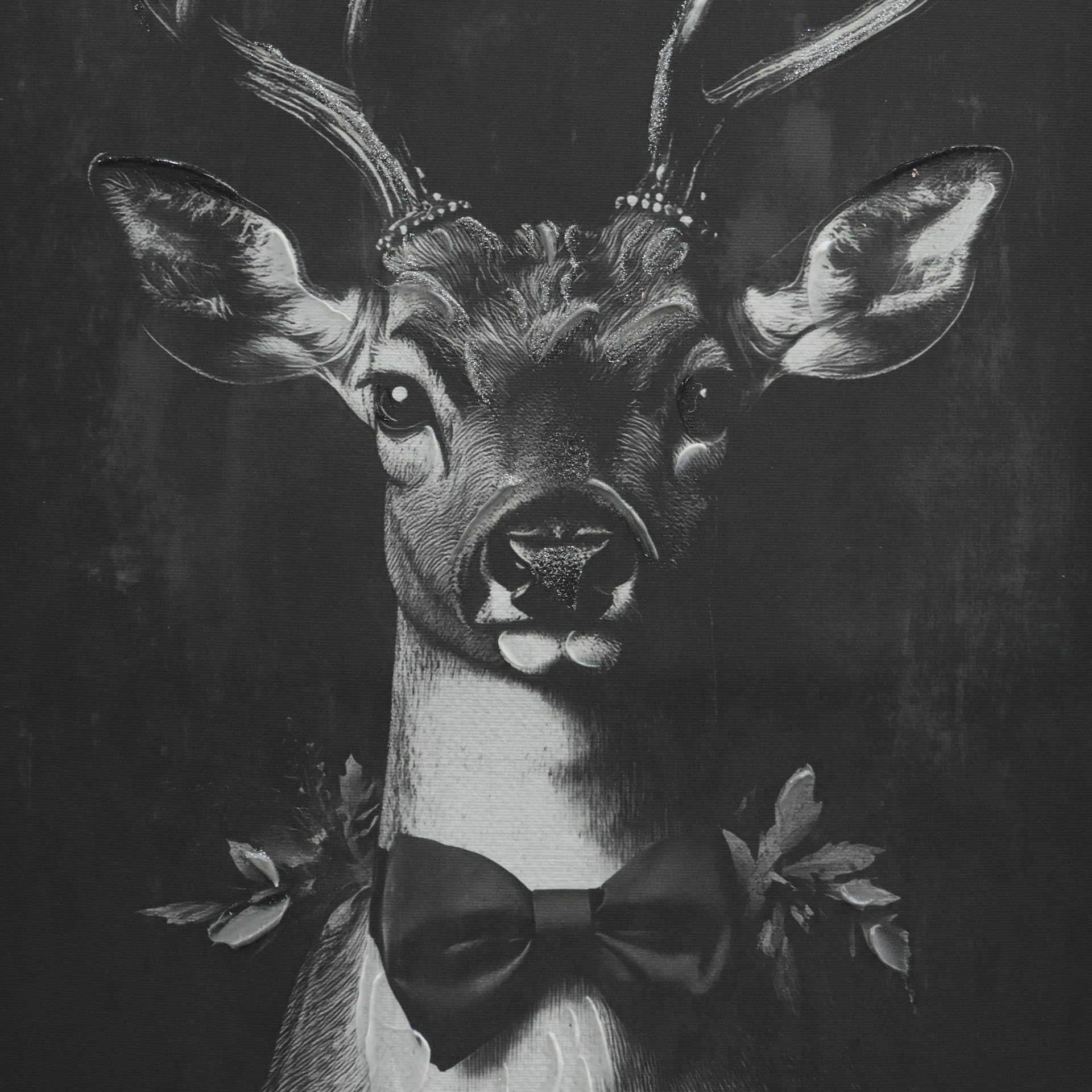 slide 7 of 7, 14" X 32" Deer With Bow Wall Decor By Ashland, 14 in x 32 in