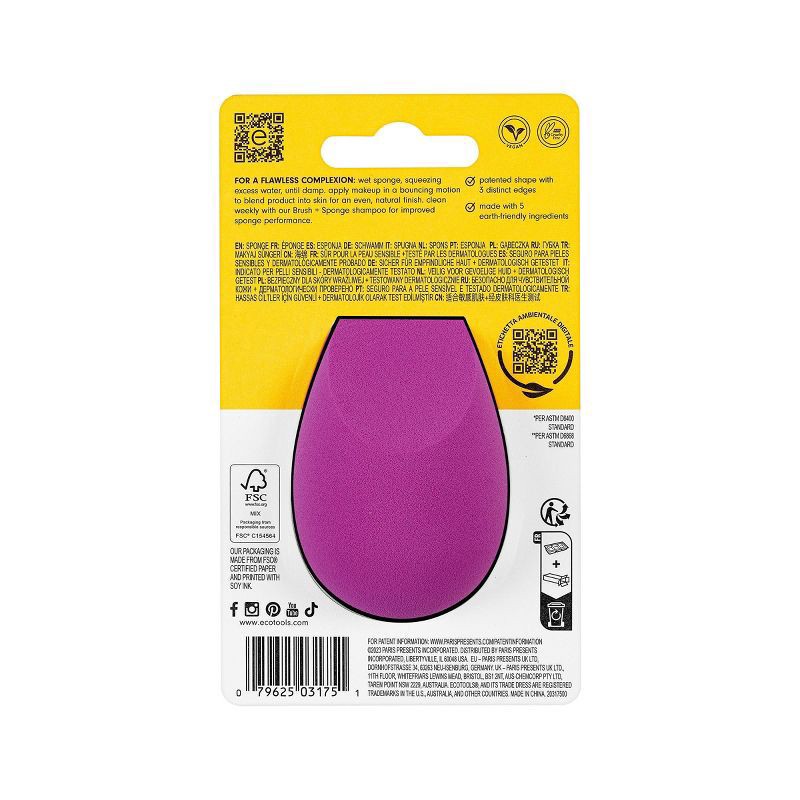 slide 6 of 6, EcoTools Bioblender Makeup Sponge, 1 ct