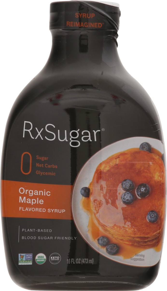 slide 7 of 9, RxSugar Organic Pancake Syrup 16 fl oz, 16 fl oz